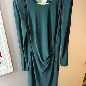 Ralph Lauren Teal Long Sleeve Dress